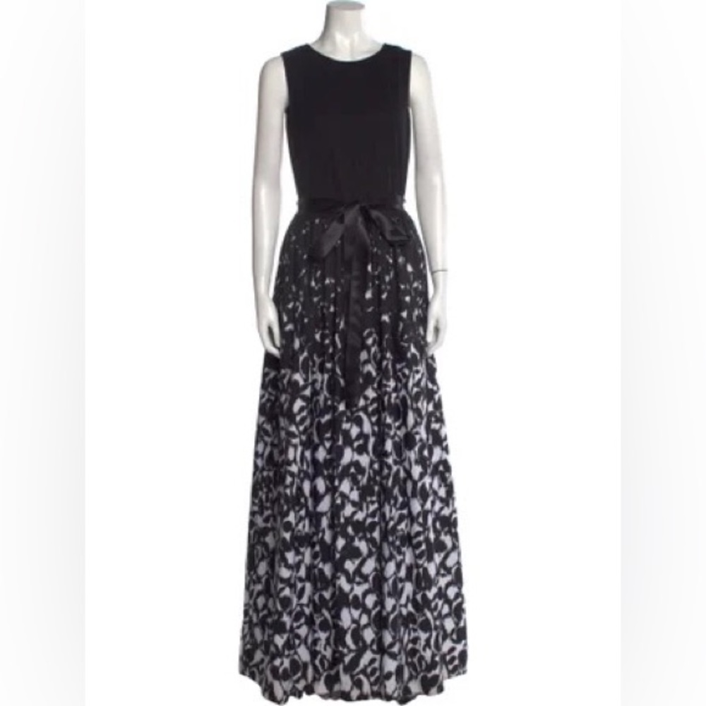 Aidan Mattox Black & White Gown